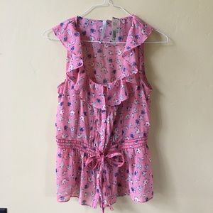 🌸Cute pink patterned top🌸